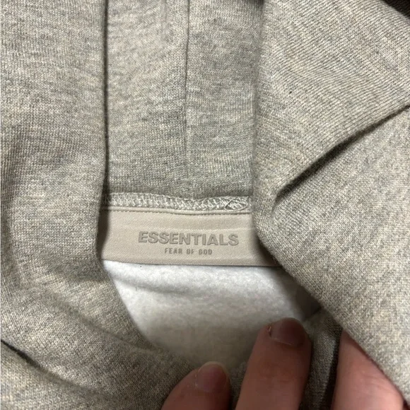 Essentials Gray Hoodie Sweater